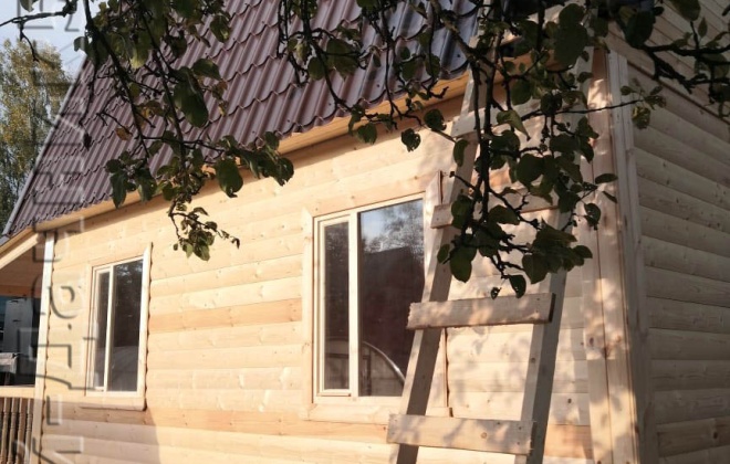 4 Брусовой дом К-11, 6×8, 75 м², Город Тверь, СНТ «Дружба» (3)